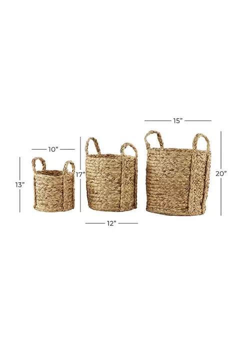 Top 10 🎁 Coastal Dried Plant Storage Basket - Set of 3 by Monroe Lane ⭐ 4 Top 10 🎁 Coastal Dried Plant Storage Basket - Set of 3 by Monroe Lane ⭐ - Image 4