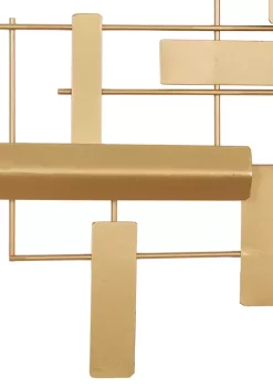 Best Sale ❤️ Contemporary Metal Wall Decor by Monroe Lane 🧨 -Monroe Lane Sales Belk 9900