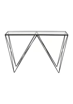 Cheap 👍 Modern Metal Console Table by Monroe Lane 🔥