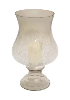 Brand new π€© Traditional Glass Hurricane Lamp by Monroe Lane π