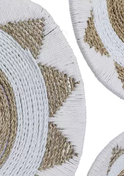 Top 10 🧨 Bohemian Cotton Wall Decor - Set of 3 by Monroe Lane 🎁 -Monroe Lane Sales Belk 9939