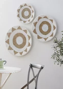 Top 10 🧨 Bohemian Cotton Wall Decor - Set of 3 by Monroe Lane 🎁 -Monroe Lane Sales Belk 9942