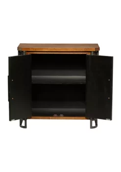 Buy 👍 Industrial Wood Cabinet by Monroe Lane 🔔 -Monroe Lane Sales Belk 9957