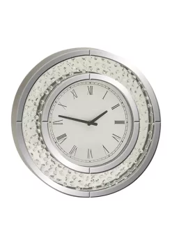 Buy 🌟 Glam Wood Wall Clock by Monroe Lane 🔔